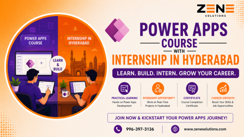 Power Apps Course with Internship in Hyderabad